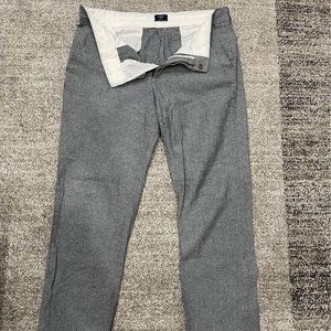 Mens J.Crew Slim Fit Pants Grey 33x32